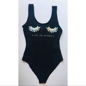 Gaze Live To Sparkle Eyelash Bodysuit